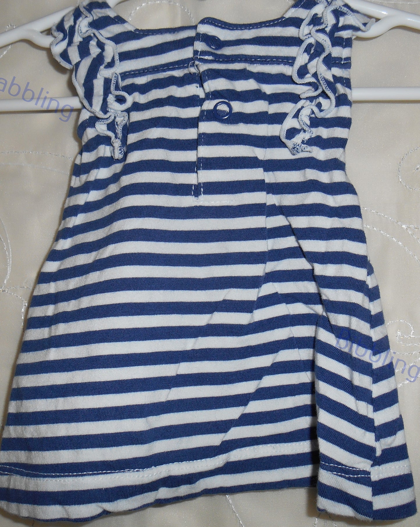 Just One You Blue Striped Dress