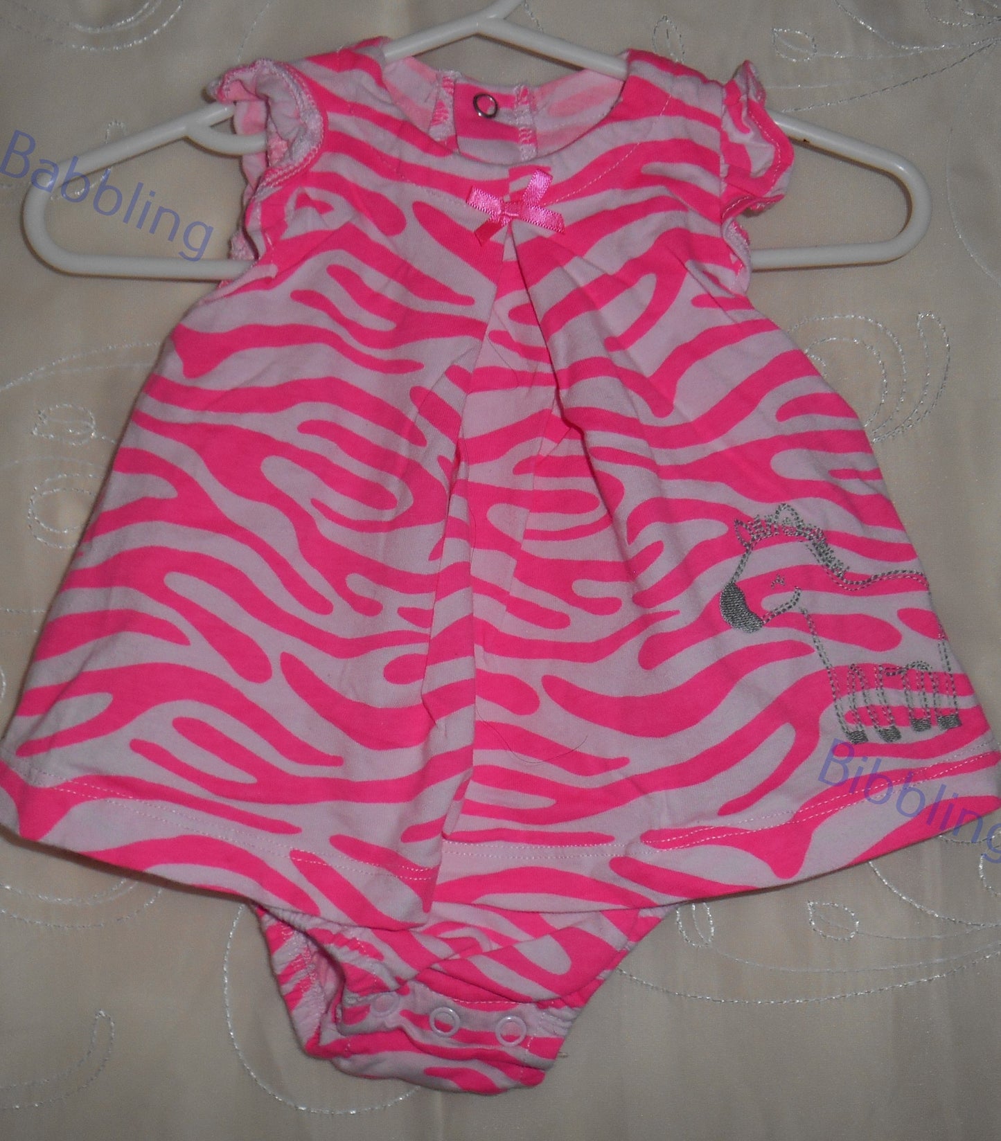 Carter's Pink Swirl Onesie