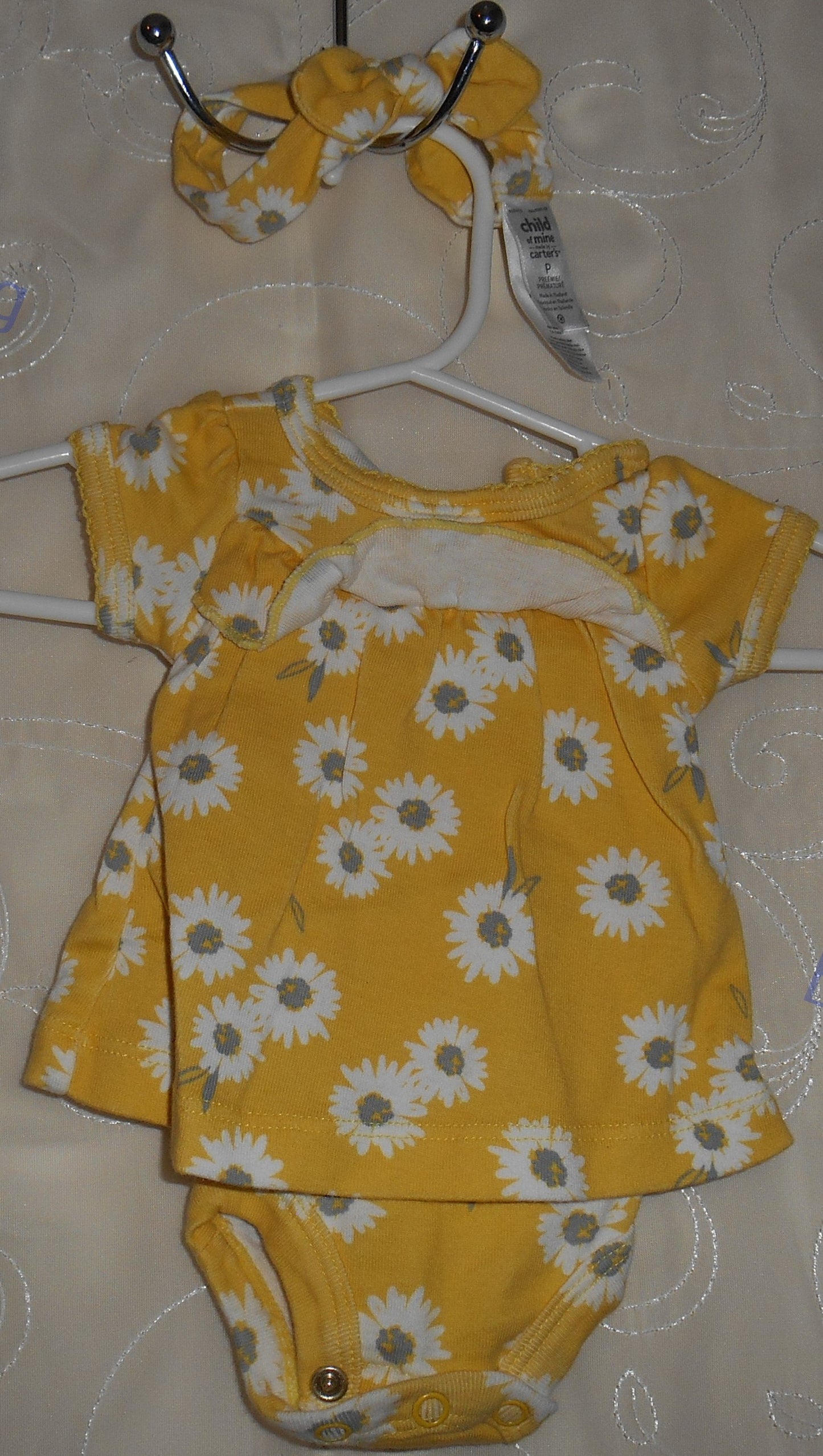 Carter's Sunflower Dress w/Headband