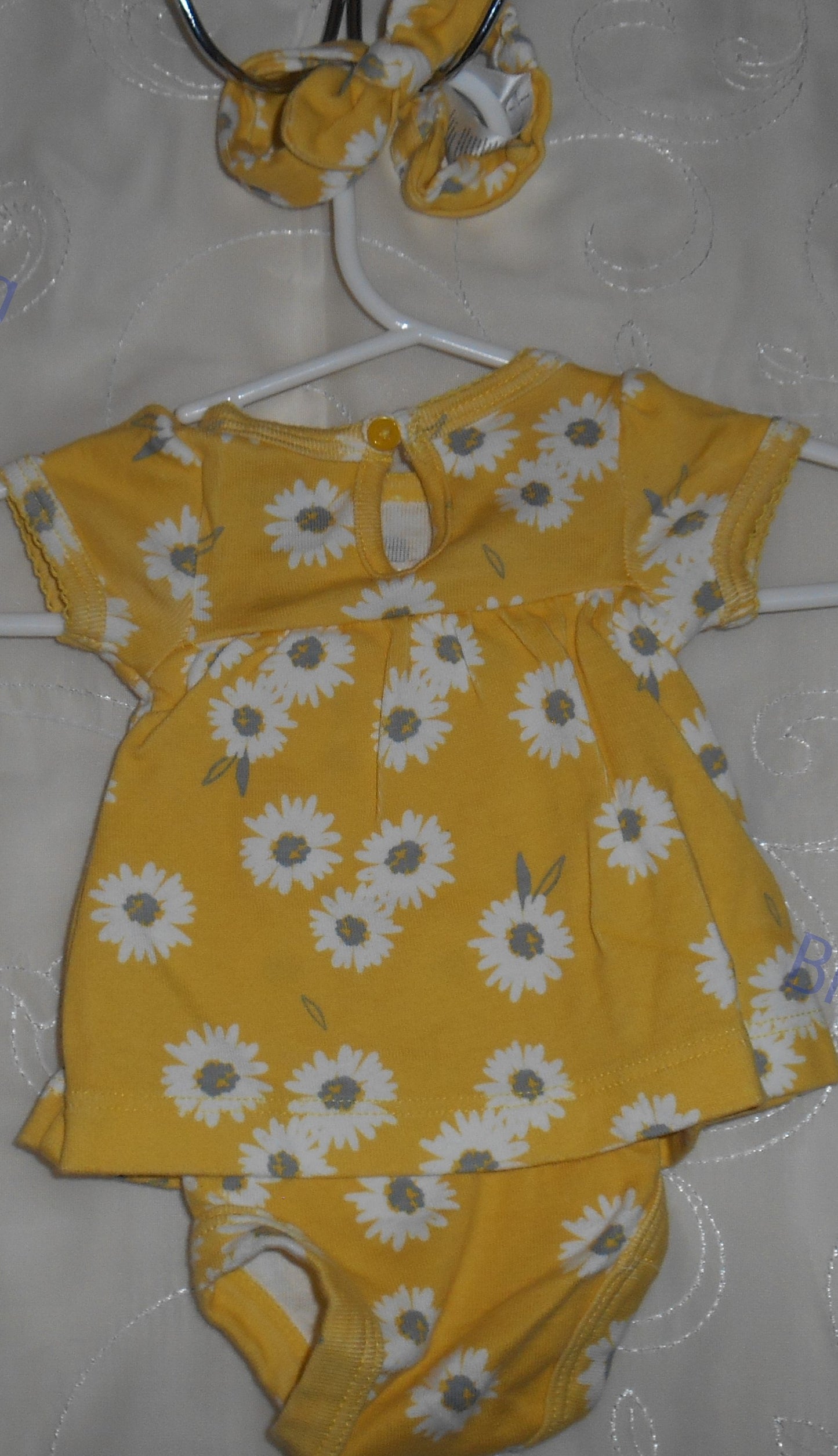 Carter's Sunflower Dress w/Headband