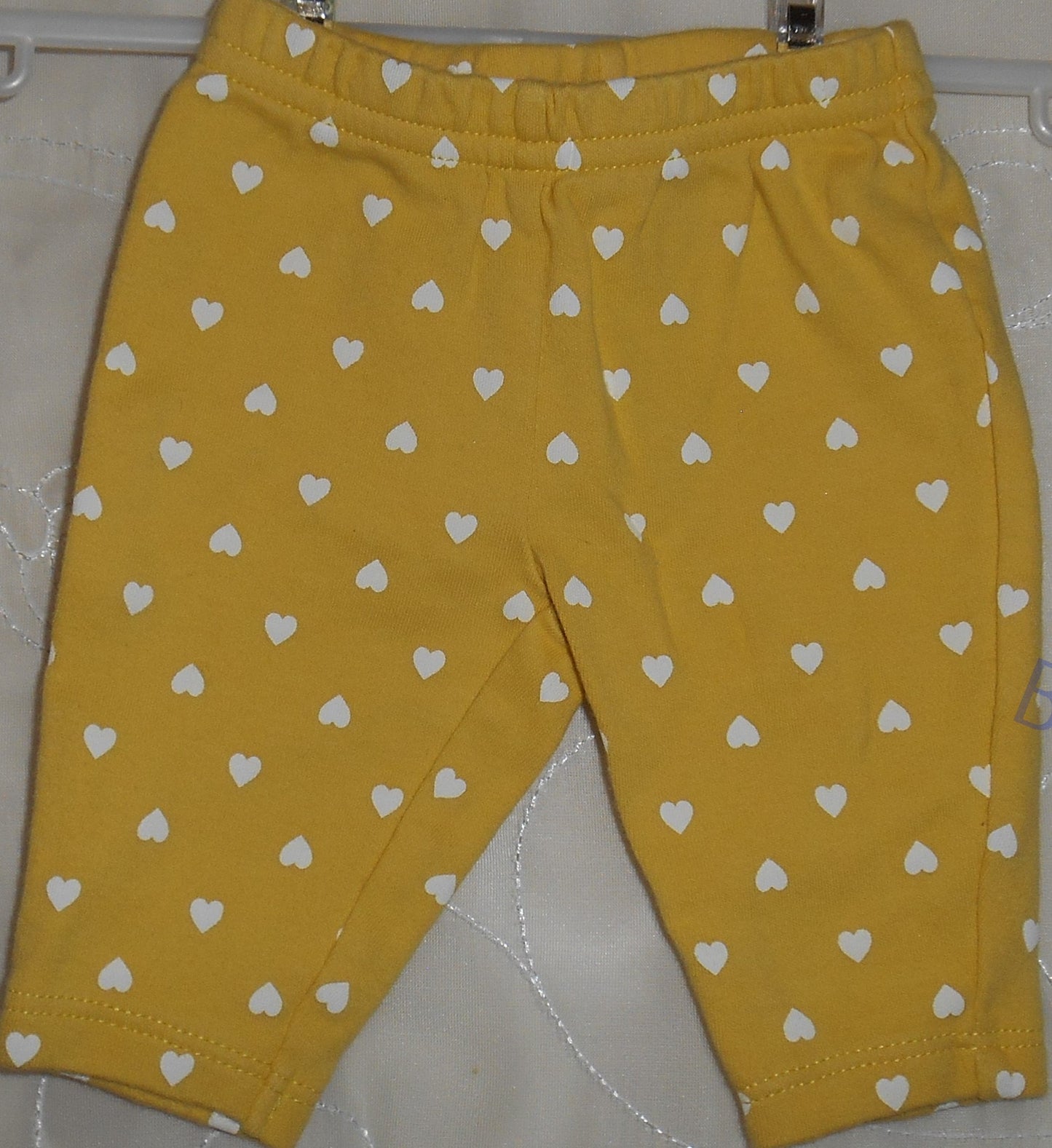 Carter's Gold Hearts Pants