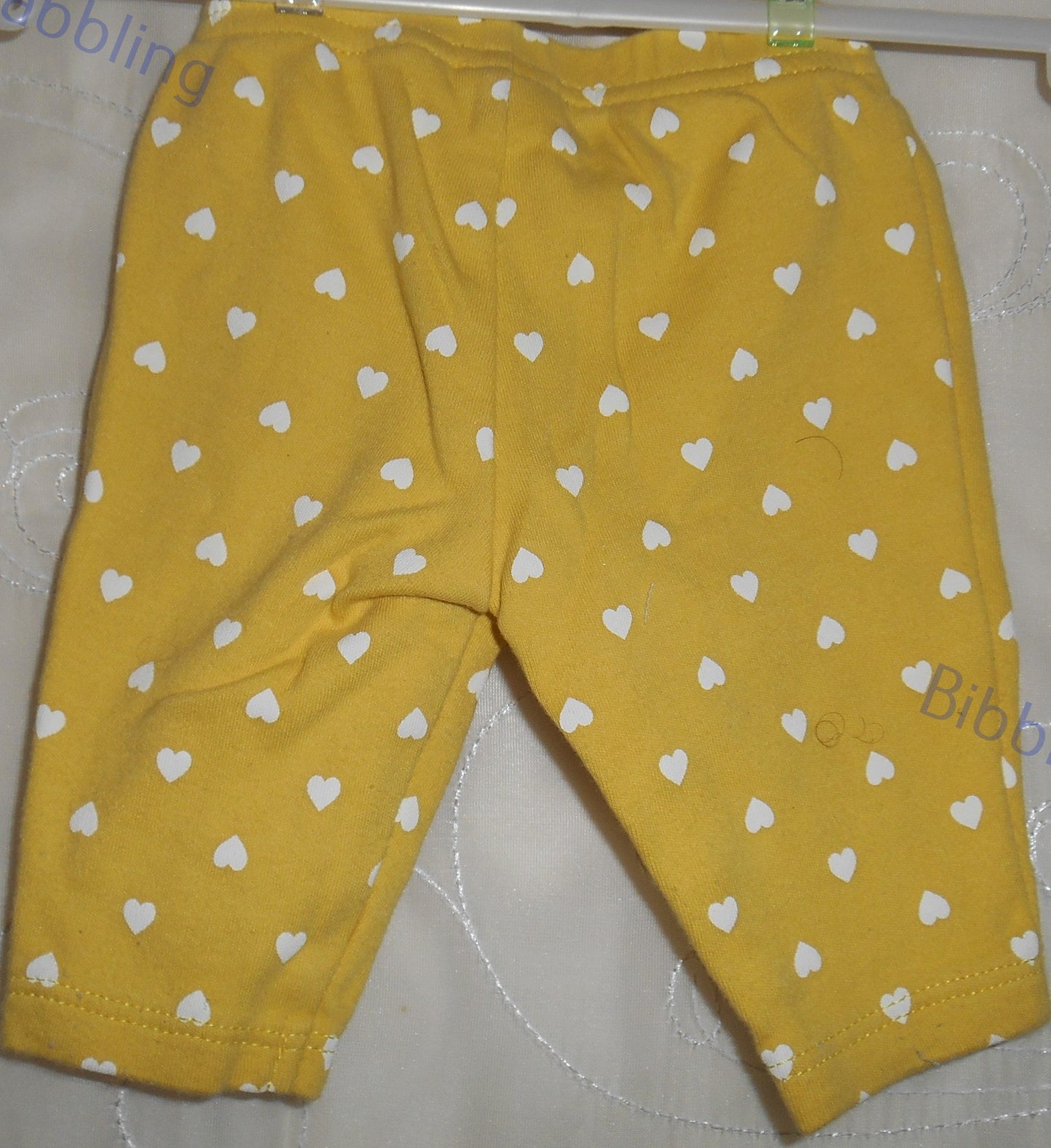 Carter's Gold Hearts Pants