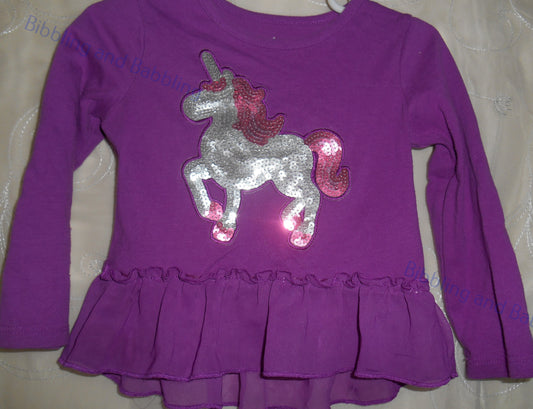 Garanimals Purple Long-Sleeved Top