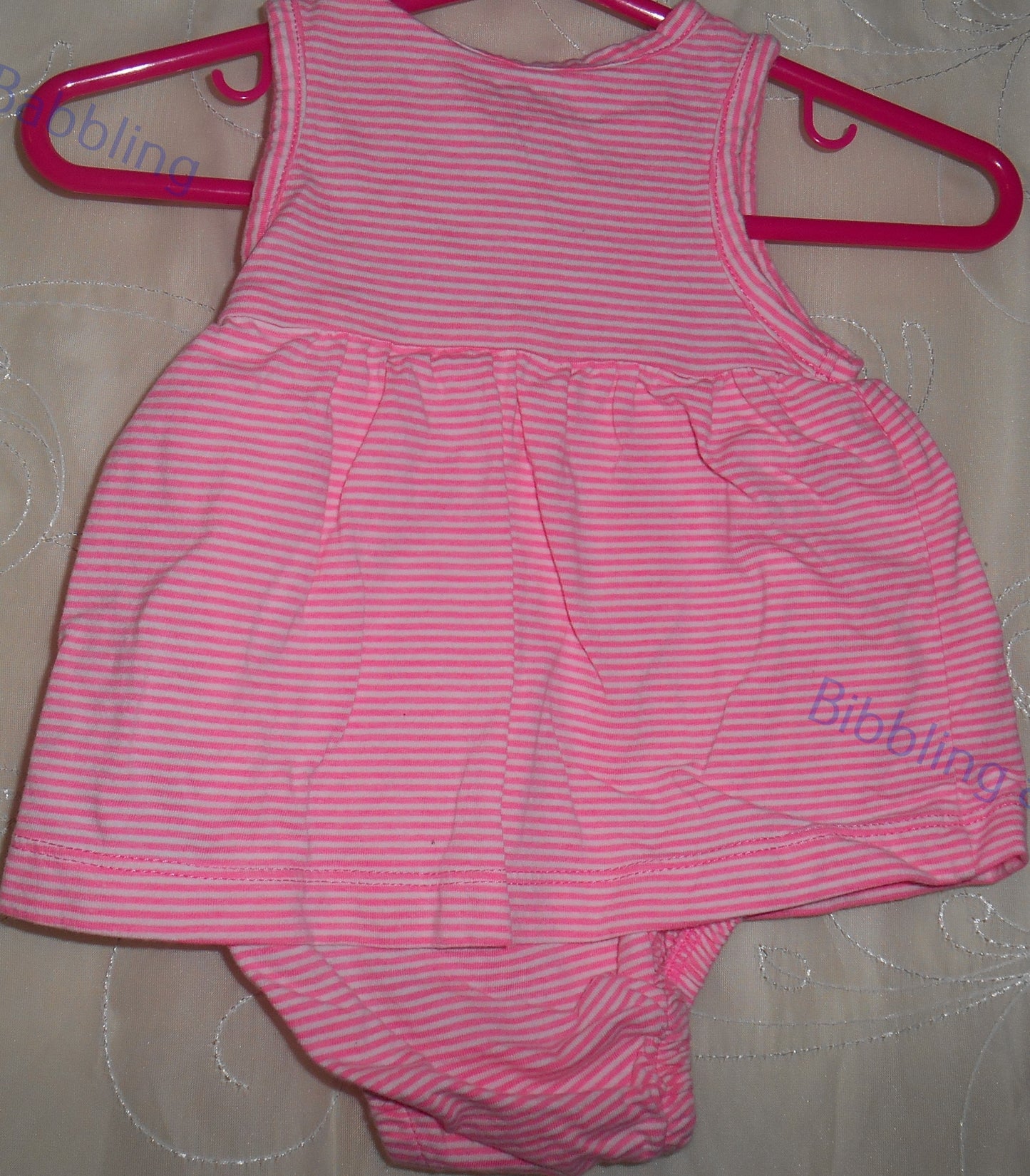 Carter's Pink Striped Onesie