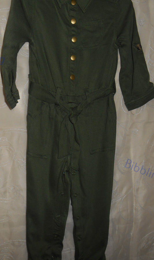 Wonder Nation Forest Green Jumpsuit