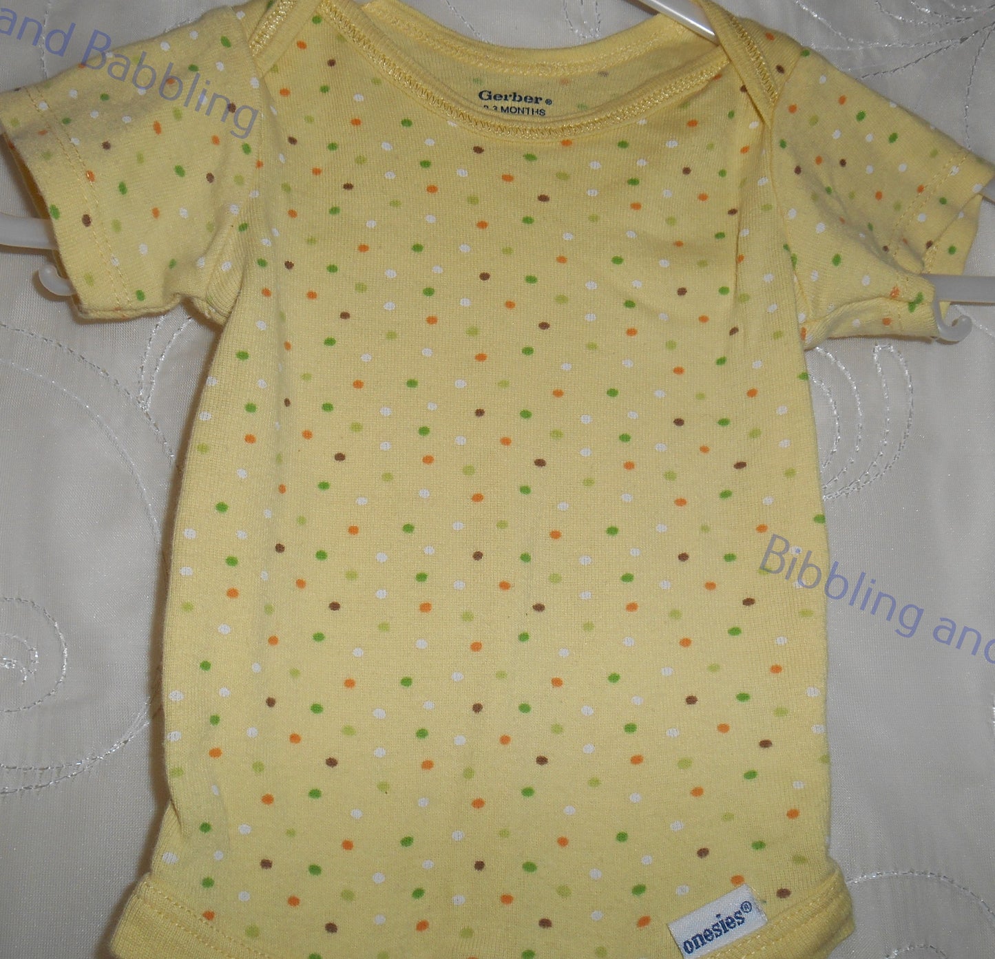 Gerber Yellow Polka Dot