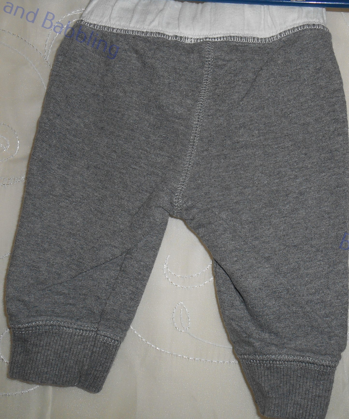 Carter's Gray Pants w/White Band