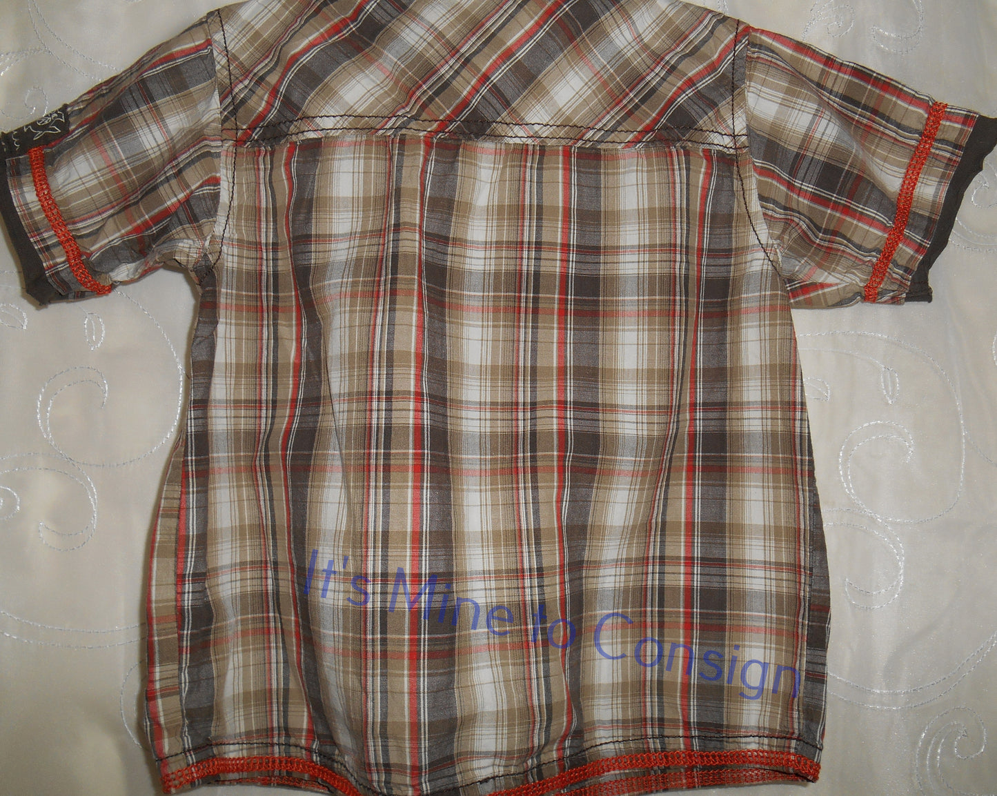 Sprockets Plaid Short Sleeved Shirt