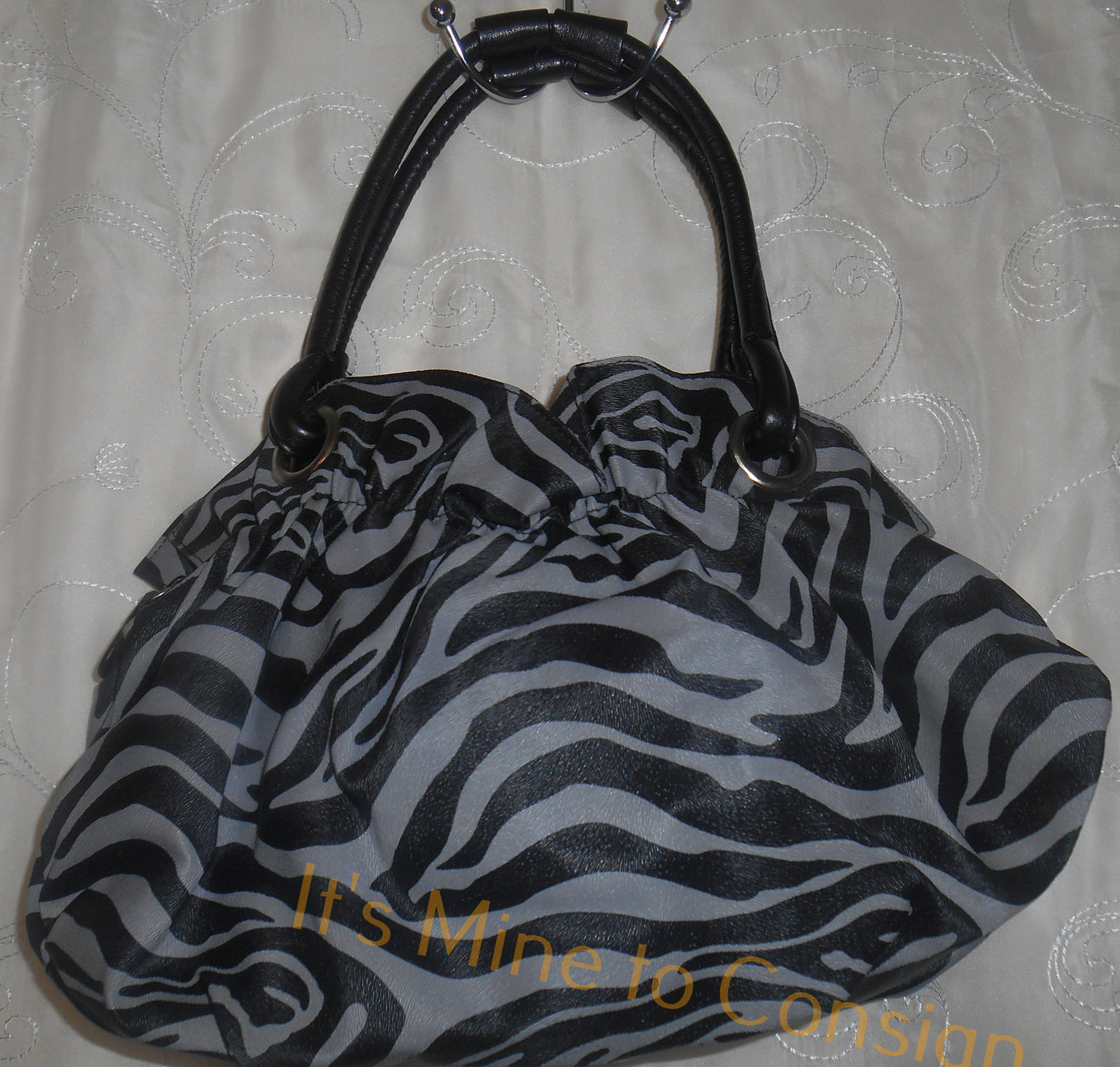 Rue 21 Purse with Gray Stripes