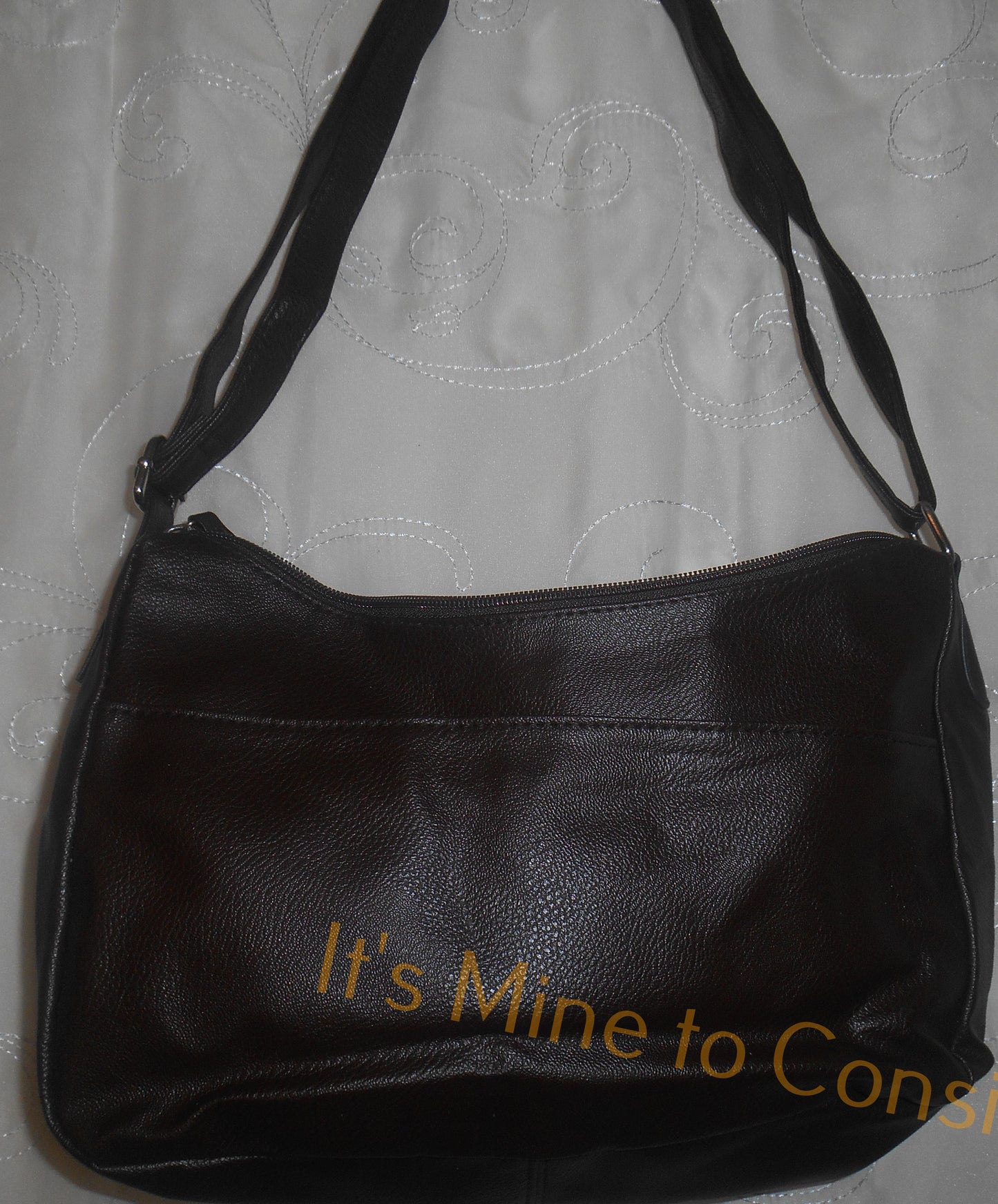 Time & Tru Brown Purse