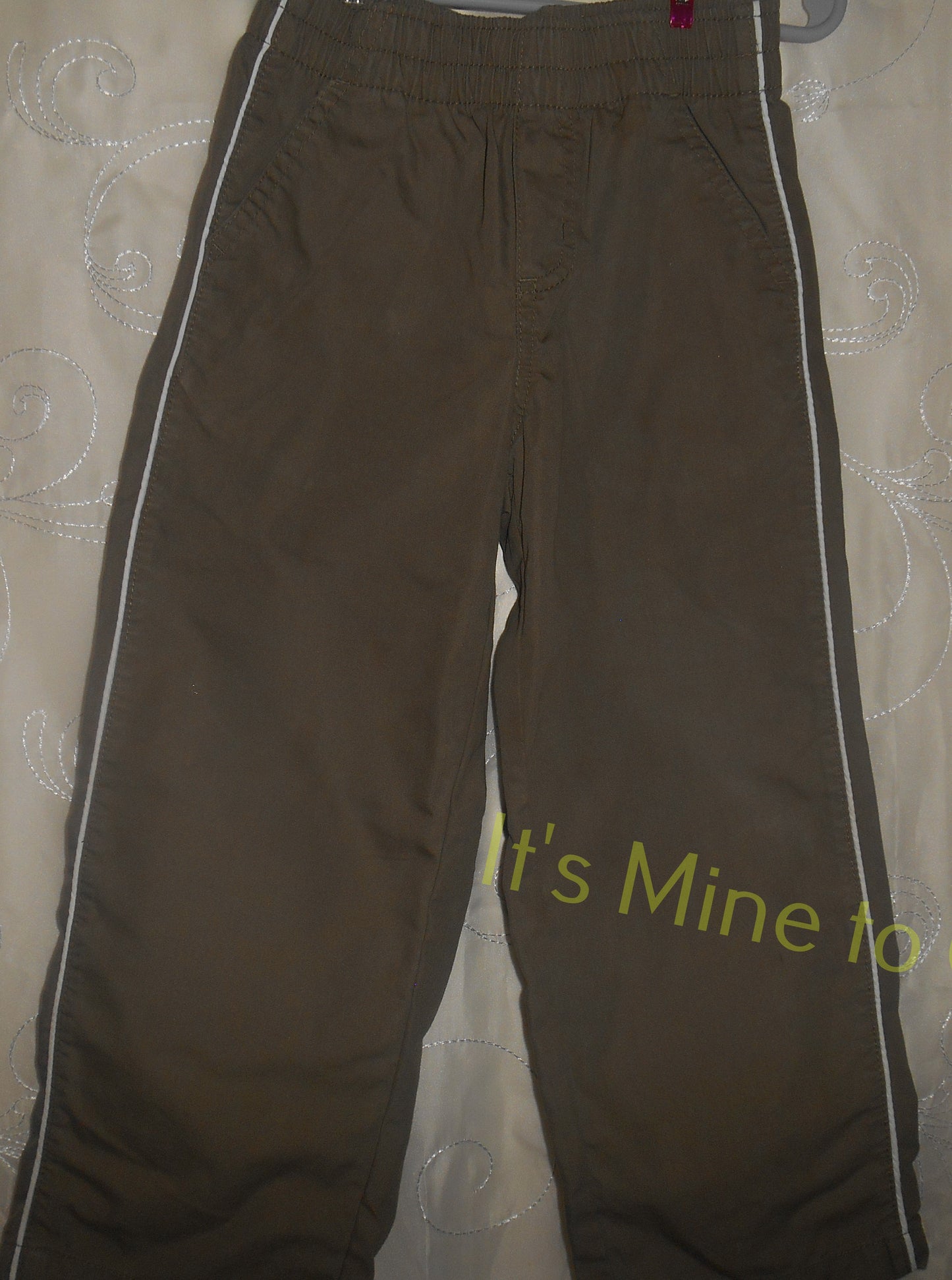 Circo Brown Pants with Side Stripe