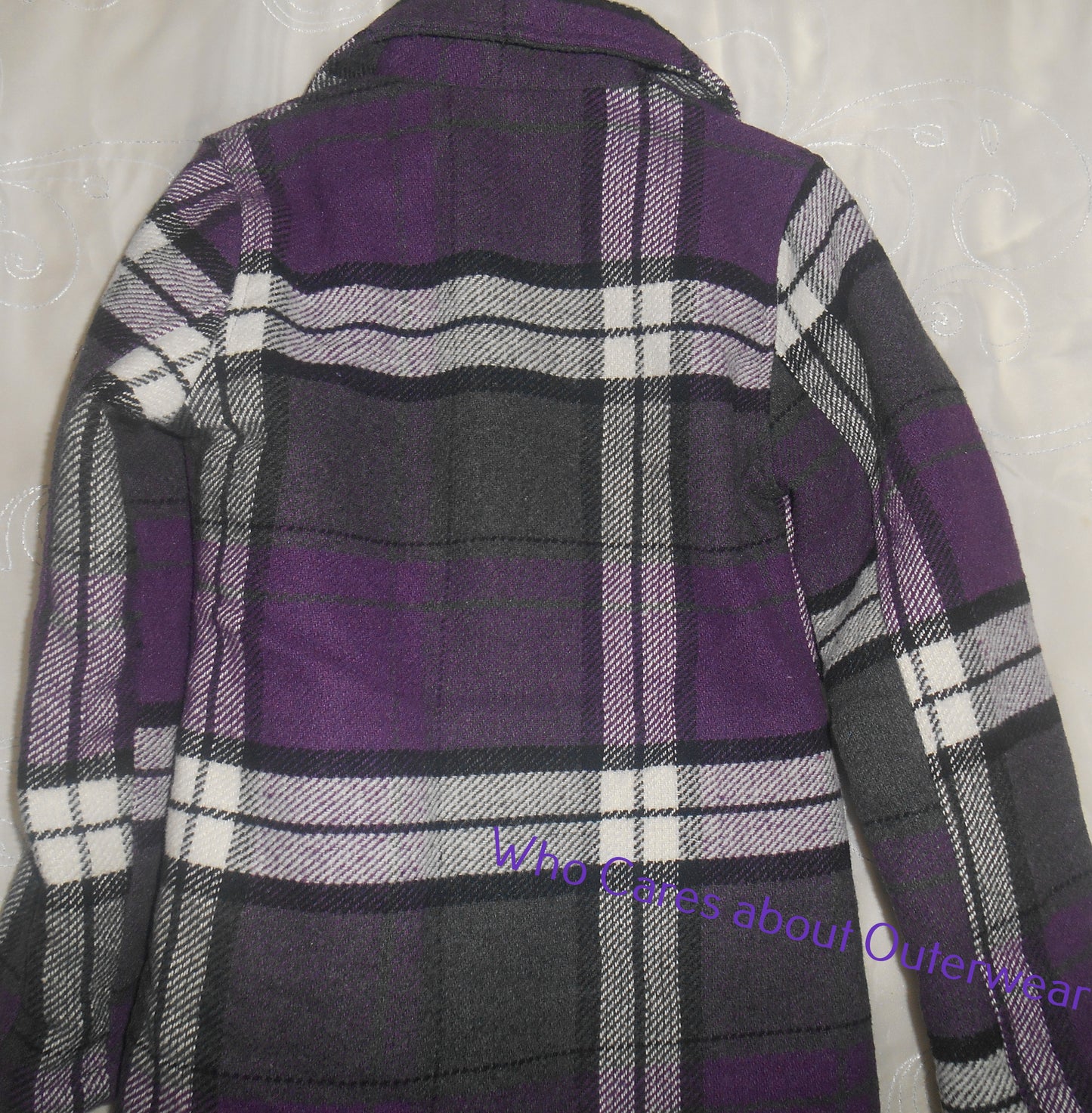 Newberry Girl's Purple and Black Coat