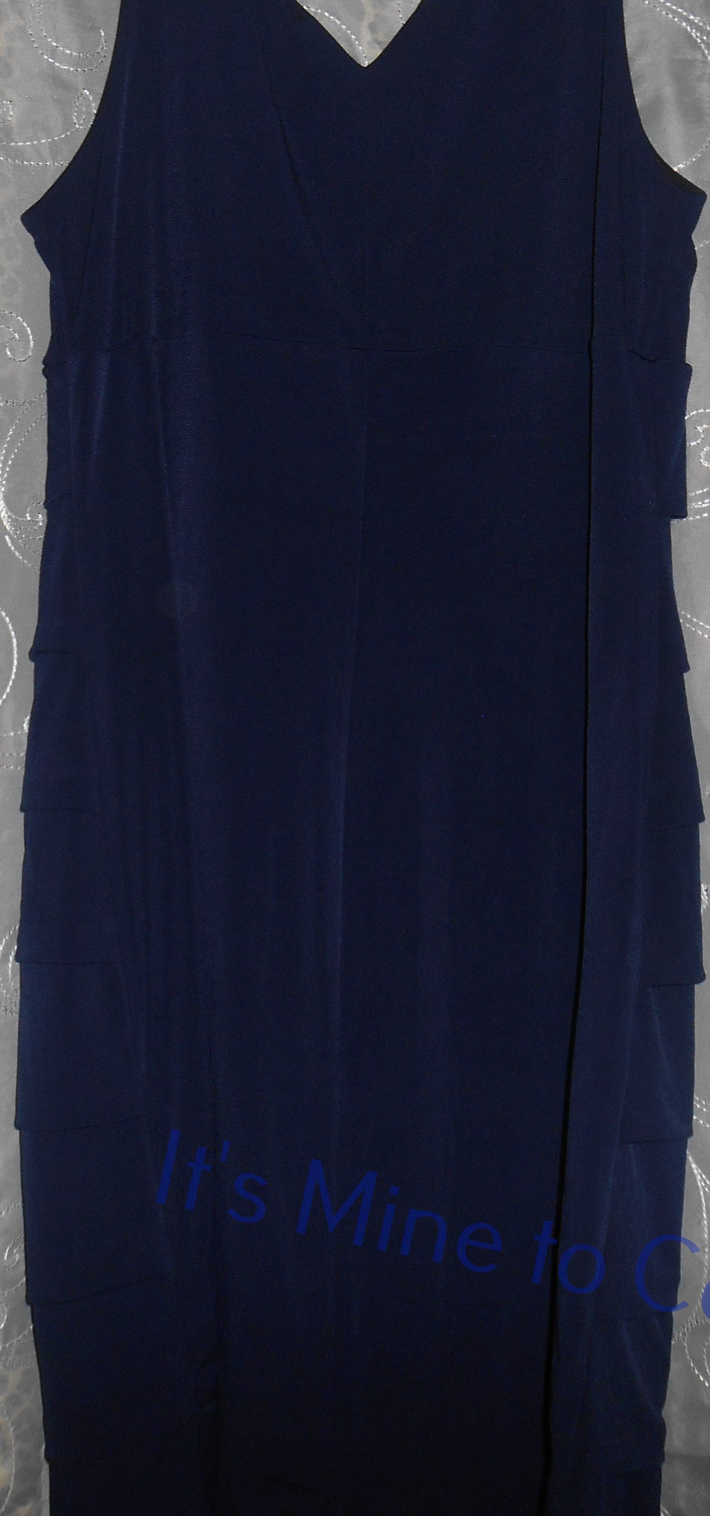 Enfocus Studio Blue Spandex Dress