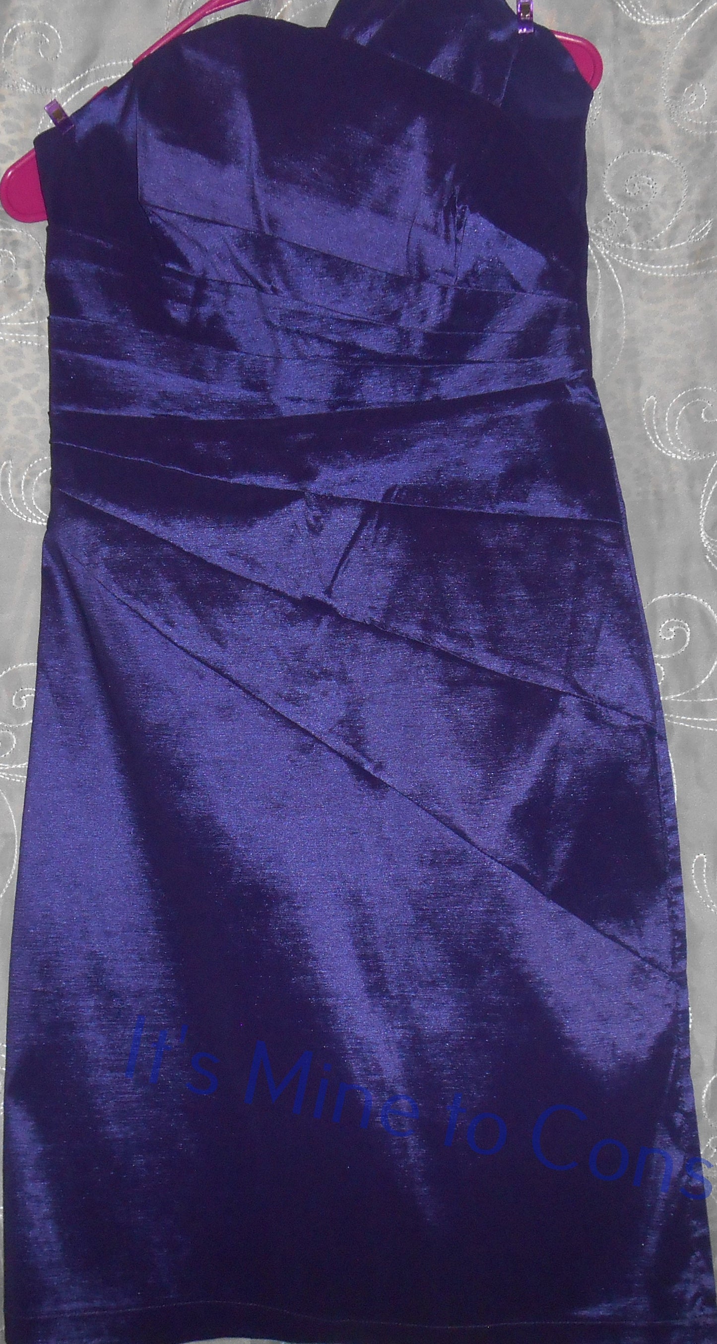 Daisy Purple Strapless Dress