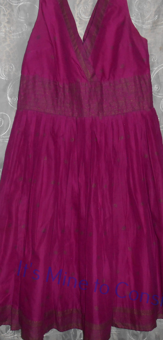 Isaac Mizrahi Purple Sundress