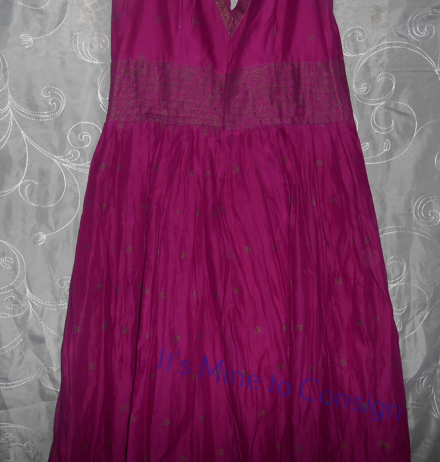 Isaac Mizrahi Purple Sundress