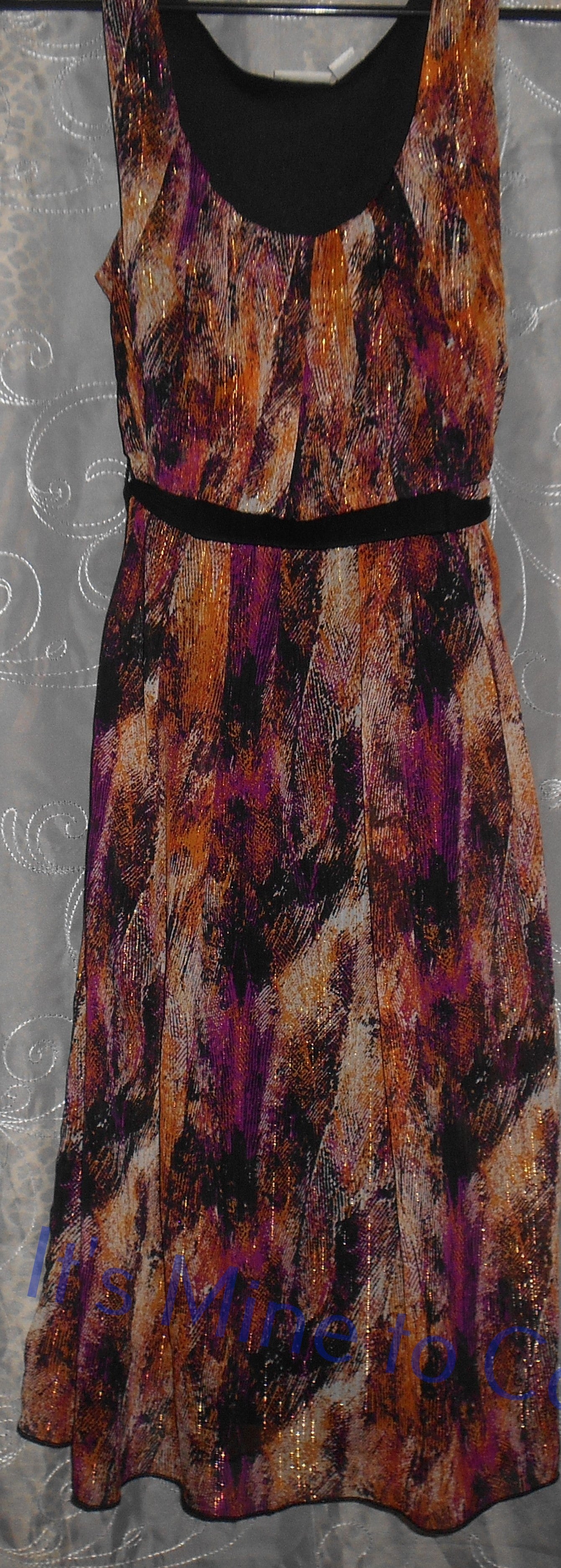 Cato Rust Colored Print Dress