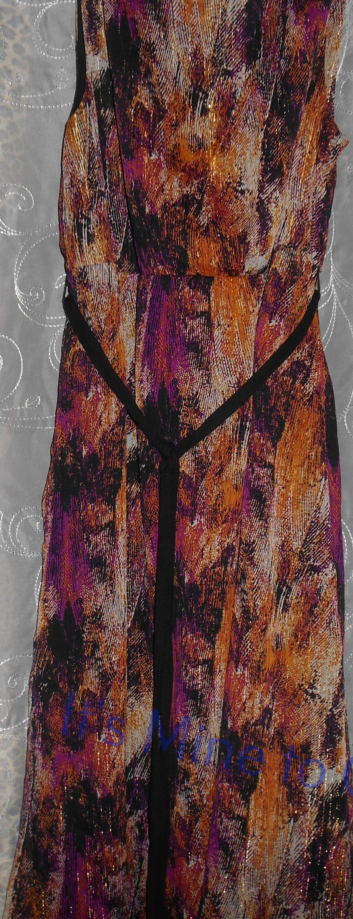 Cato Rust Colored Print Dress