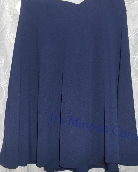 Afibi  Flair Navy Skirt