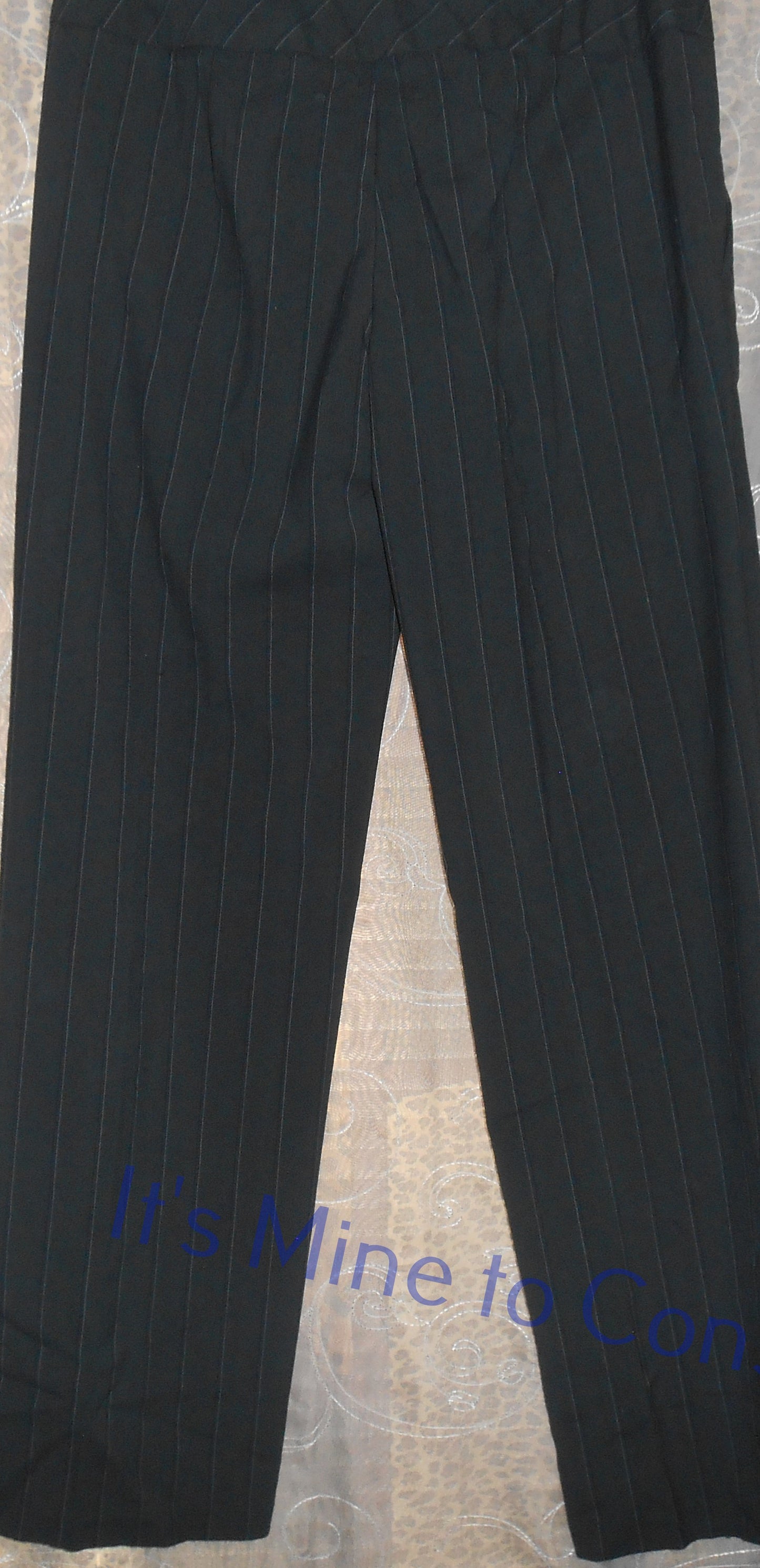 Cato Gray Pin Striped Casual Pants