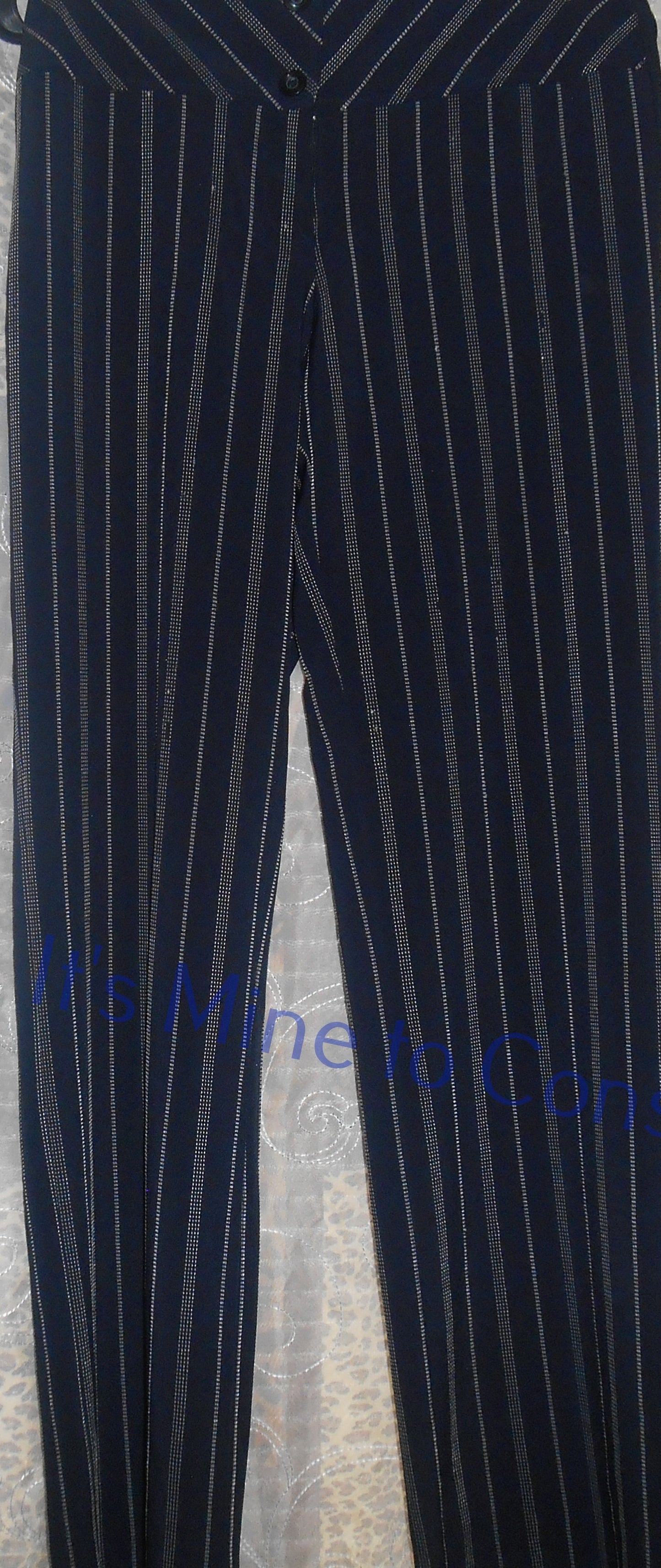 A-List Blue Pinstripe Pantsuit