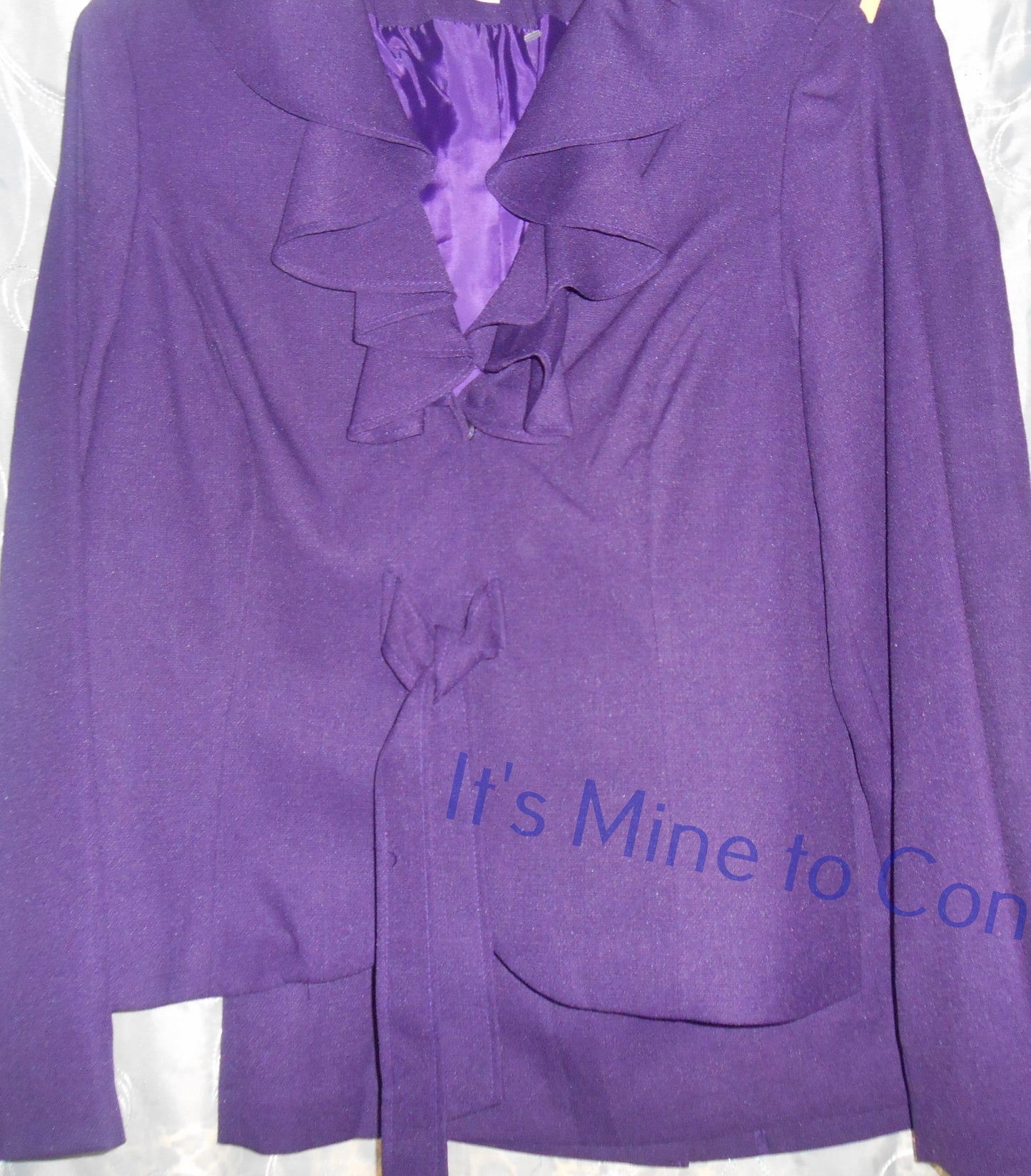 Giorgio Purple Skirt Suit