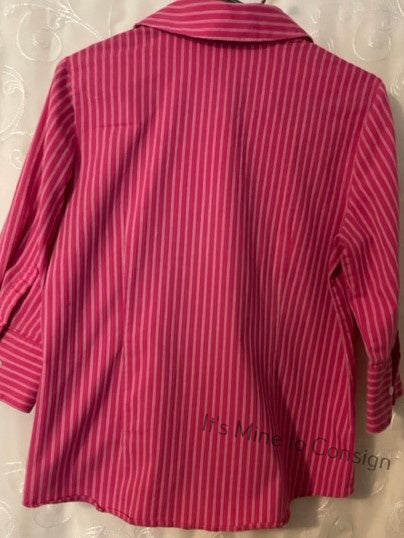 George Pink Striped Shirt