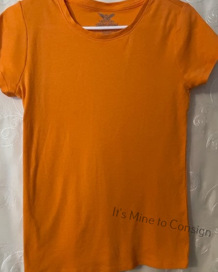 Faded Glory Orange Short Sleeved Top