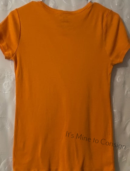 Faded Glory Orange Short Sleeved Top