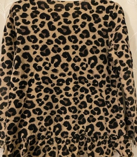 Jumping Beans Leopard Print w/Pink Bow