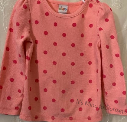 Circo Pink Polka Dot Shirt