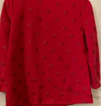 Jumping Beans Red Polka Dot w/Bow