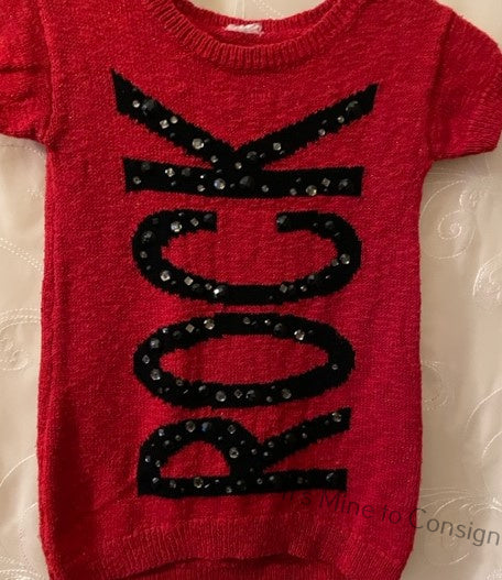 Red "Rock" Sweater