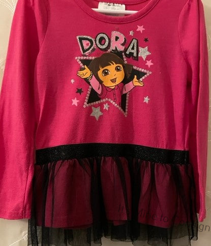 Nickolodeon Dora The Explorer Shirt w/Tutu