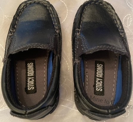 Stacy Adams Black Slip Ons