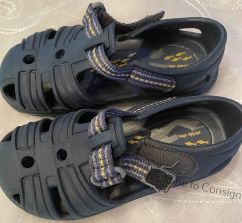 Stride Rite Blue Rubber Sandals