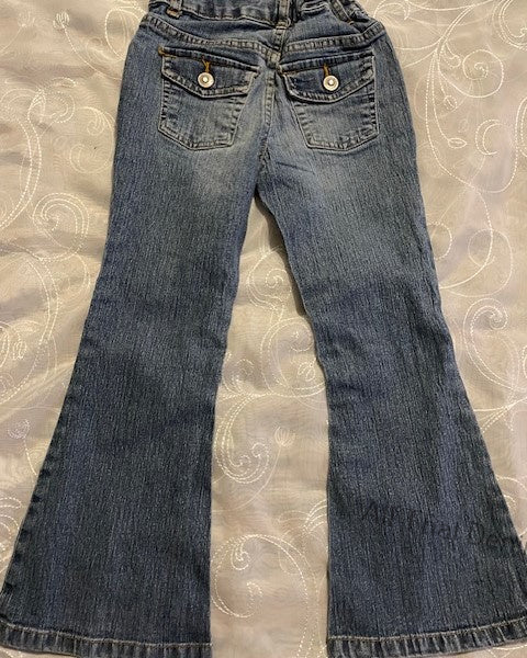 Sonoma Girls Jeans w/Buttons on back pockets