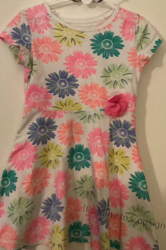 Jumping Beans Flower Dress w/White Background