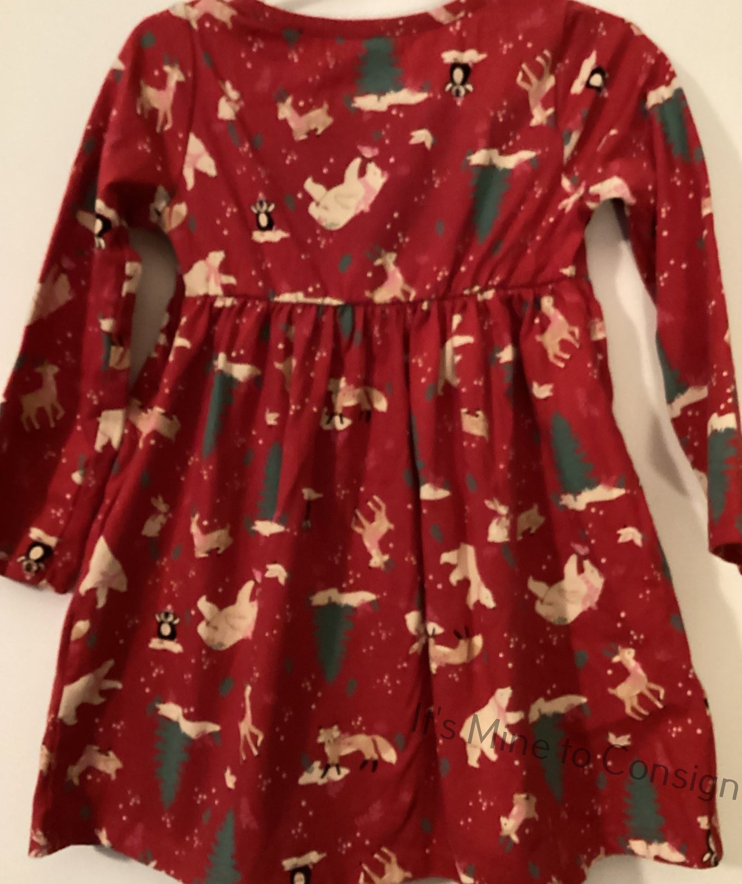 Wonder Nation Red Winter Dress