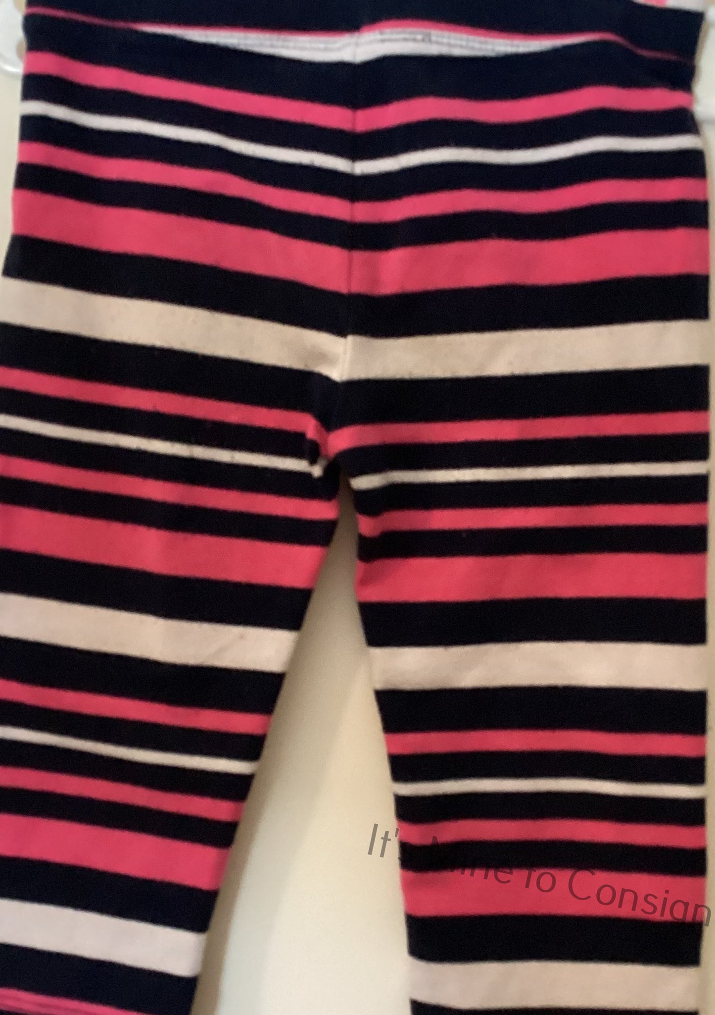 Joe Fresh Pink Striped Leggings