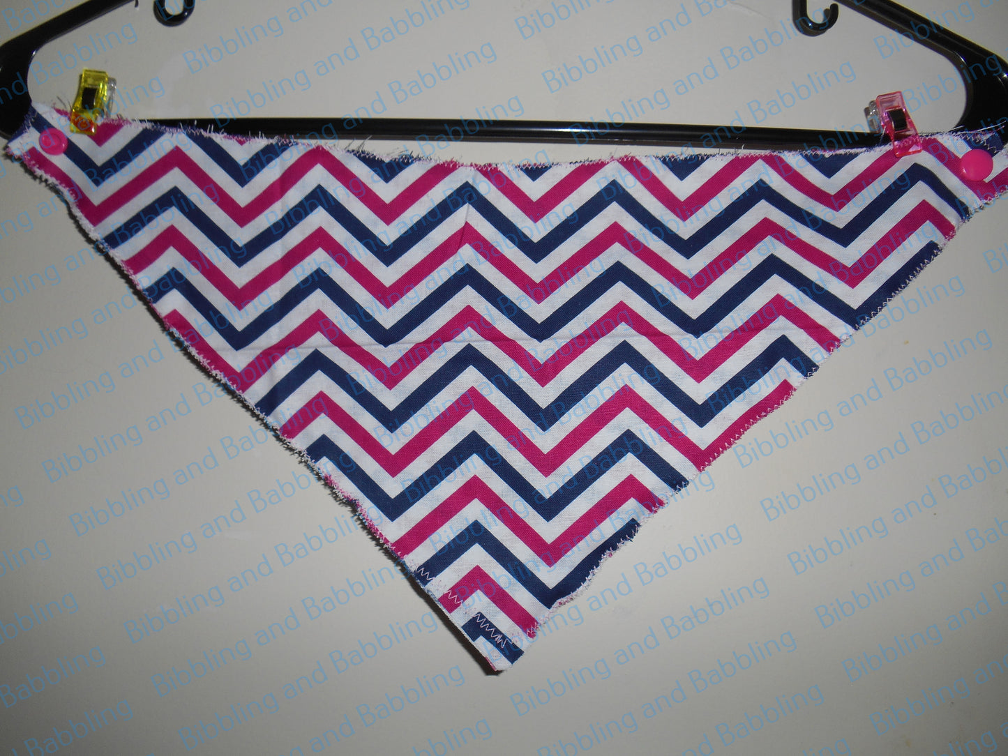 Reversible Zig Zag Bandana Bib