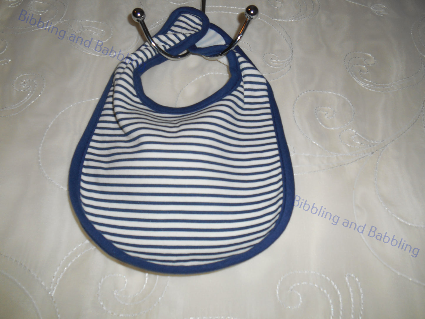 Blue Striped  Bib