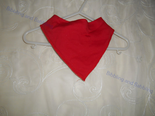 Red Velcro Bib